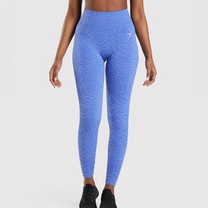 Gymshark Adapt Animal Court Blue Leggings